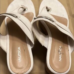 Nautica Women's White Sandals